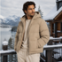 The Tallinn Men's Hooded Puffer Jacket - Waterproof Down Winter Coat