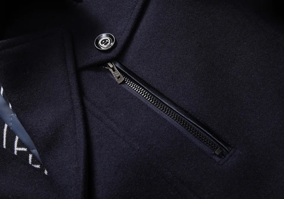 Men's Winter Dress Coat – Structured Slim