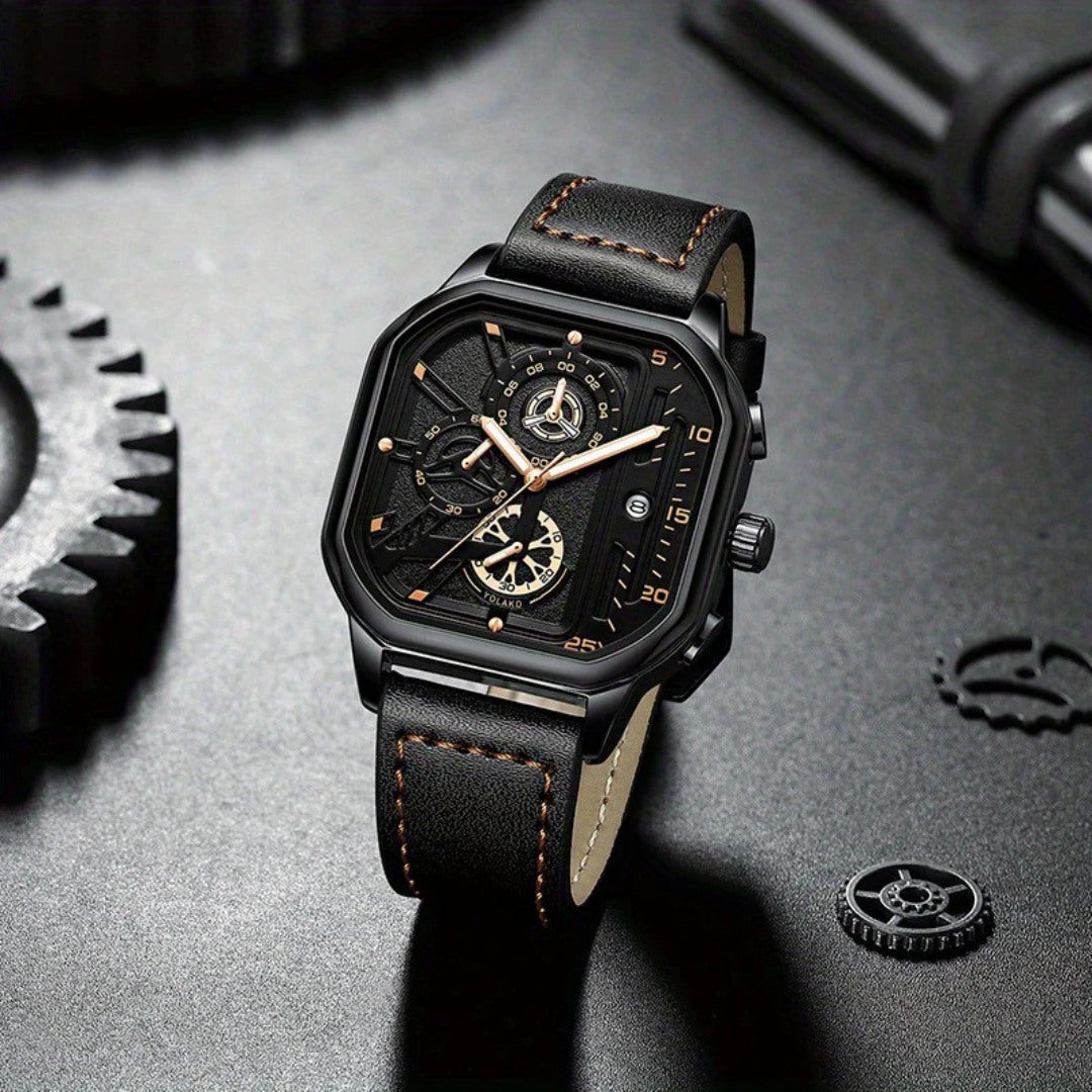 Square Chronograph Watch