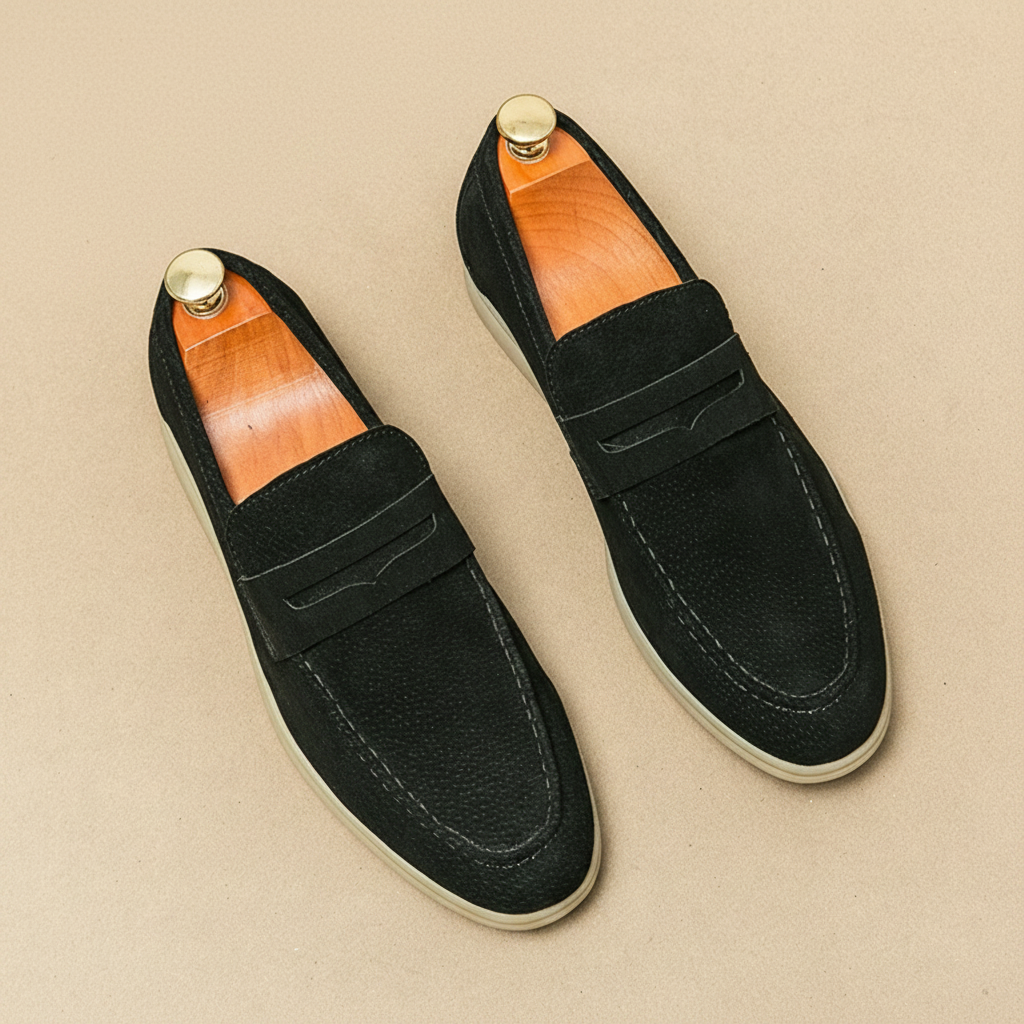 The Daylesford Men’s Classic Slip On Suede Loafers