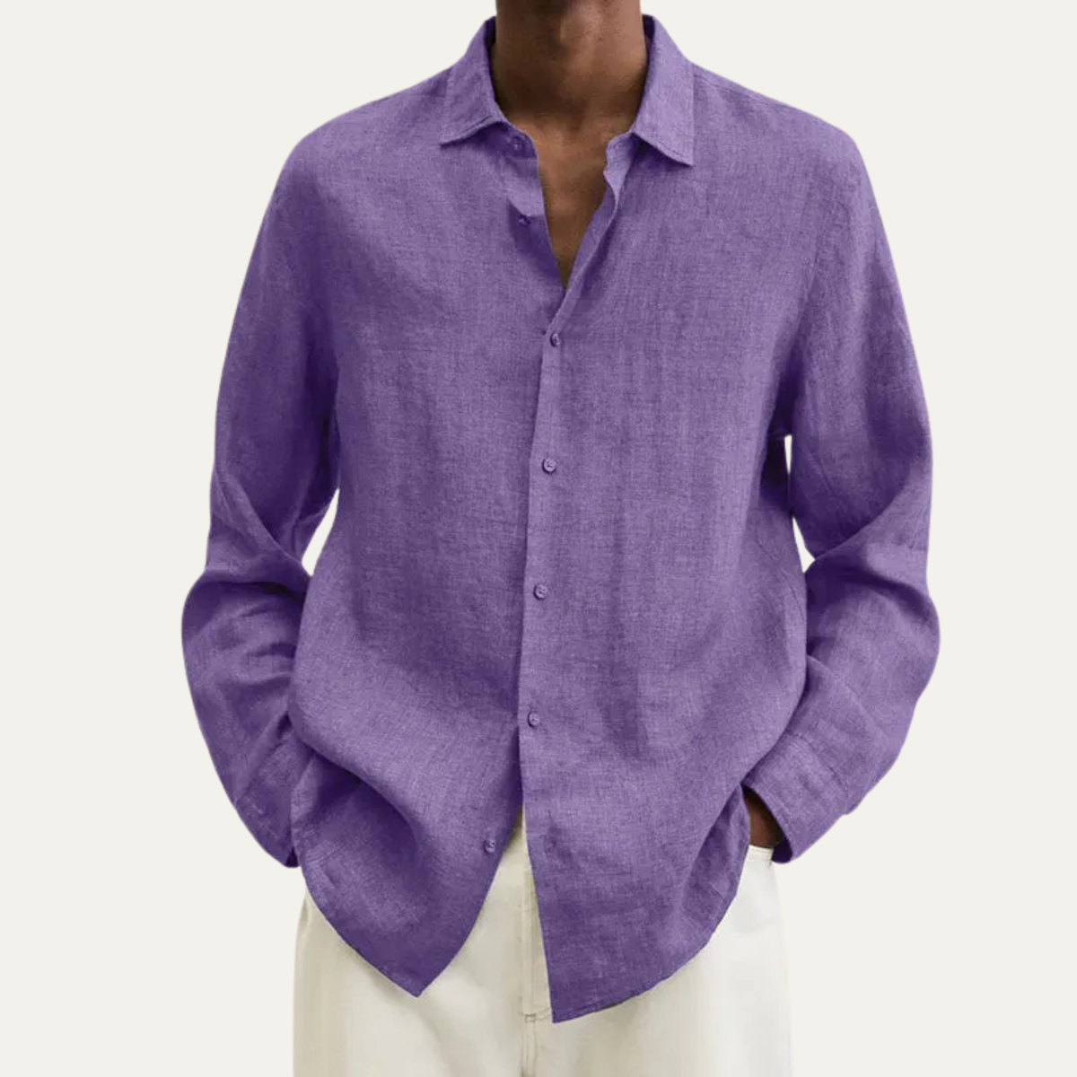 The Palm Beach Men’s Relazed Fit Button Down Summer Shirt