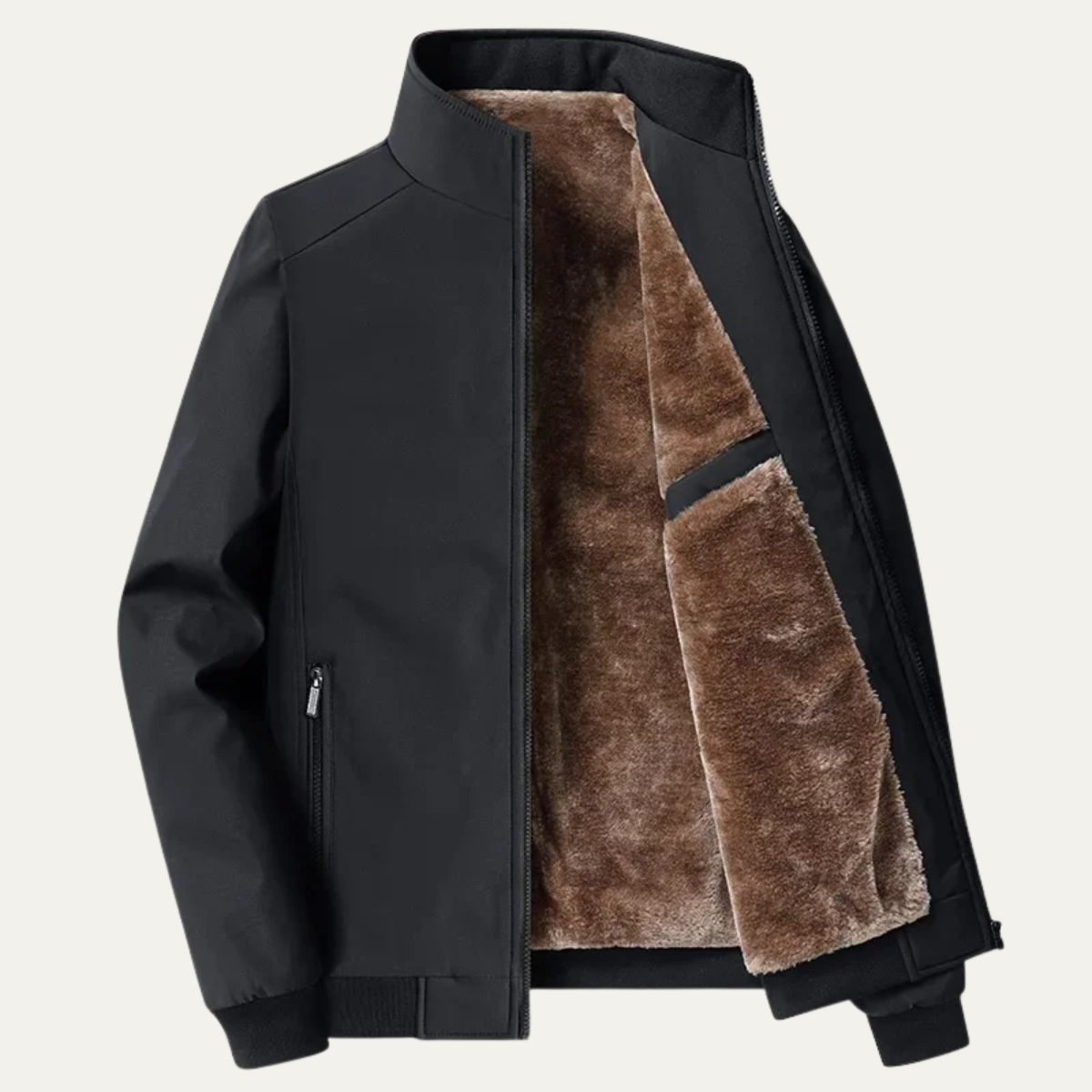 Men’s Elegant Warm Fleece Lining Jacket