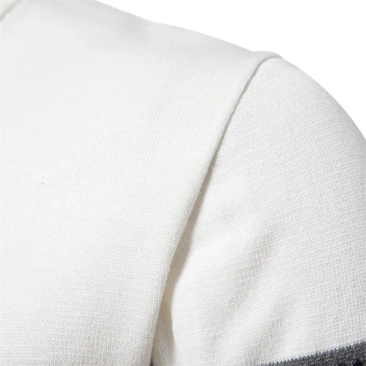 The Chatsworth Men's Quarter Zip Cotton Sweaters – Fair Isle Knit