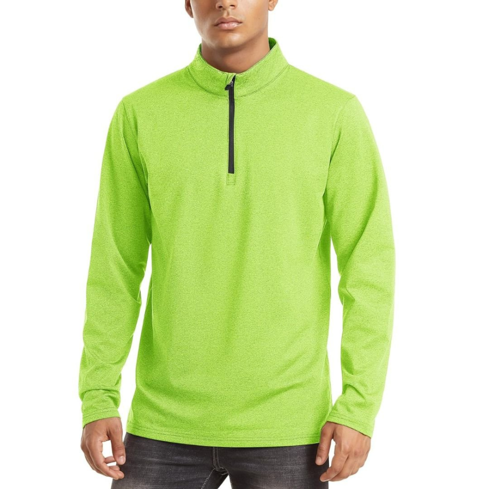 Men's Lightweight Zip Pullover | Casual Sweater