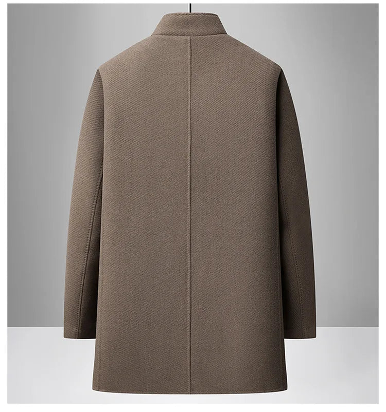 Men's Insulated Wool Dress Coat