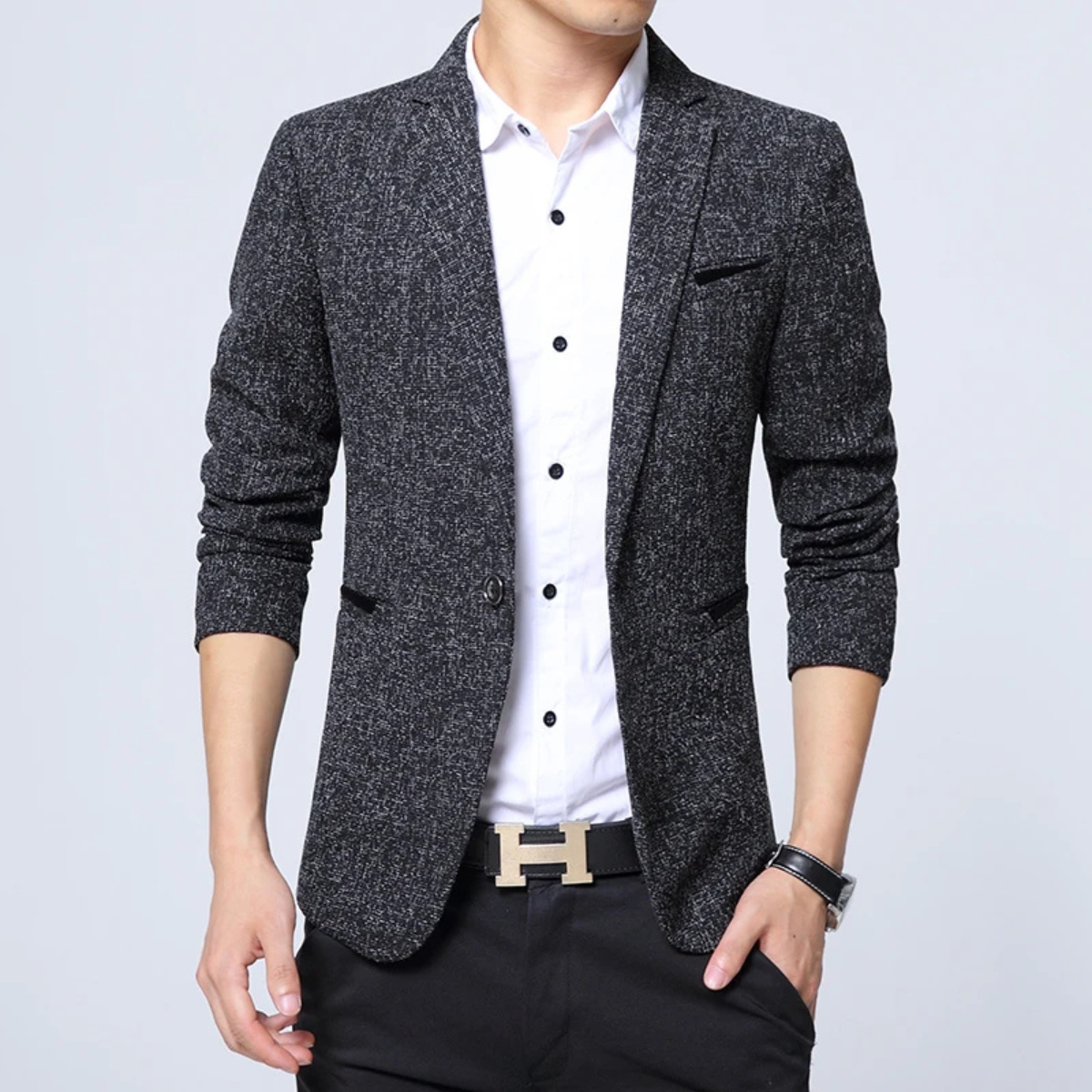 The Hampton Men’s Breathable Suit Business Casual Work Blazer
