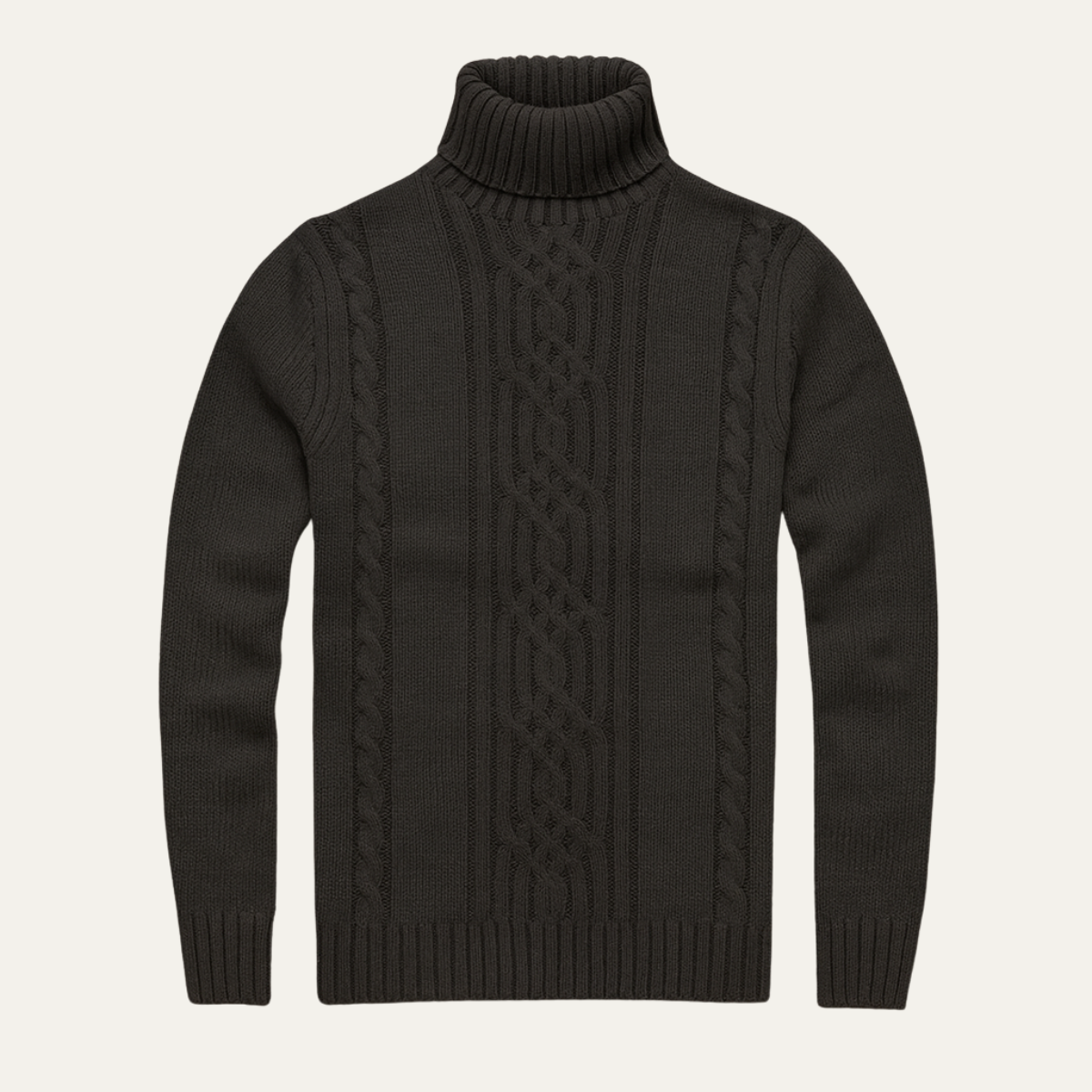 The Courchevel Knitted Turtleneck Sweater for Men Merino Wool