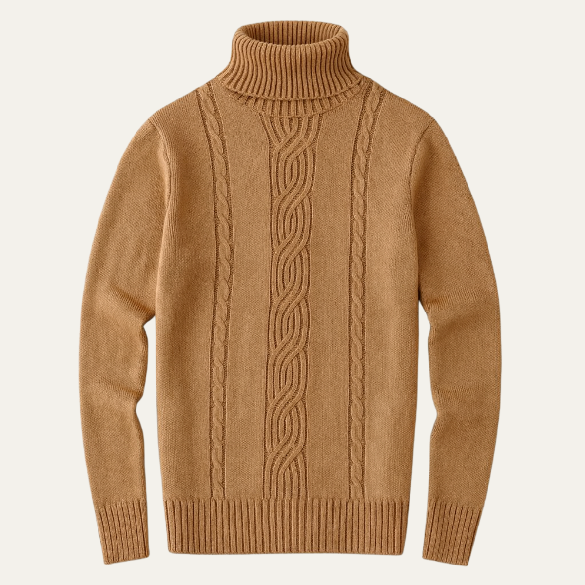 The Courchevel Knitted Turtleneck Sweater for Men Merino Wool