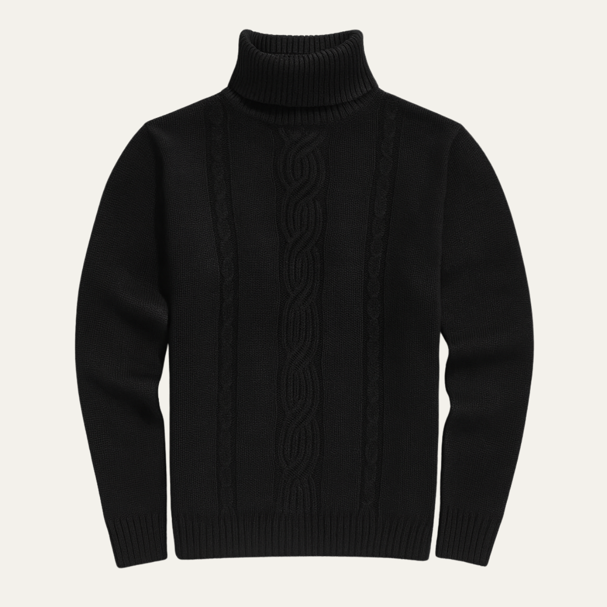 The Courchevel Knitted Turtleneck Sweater for Men Merino Wool