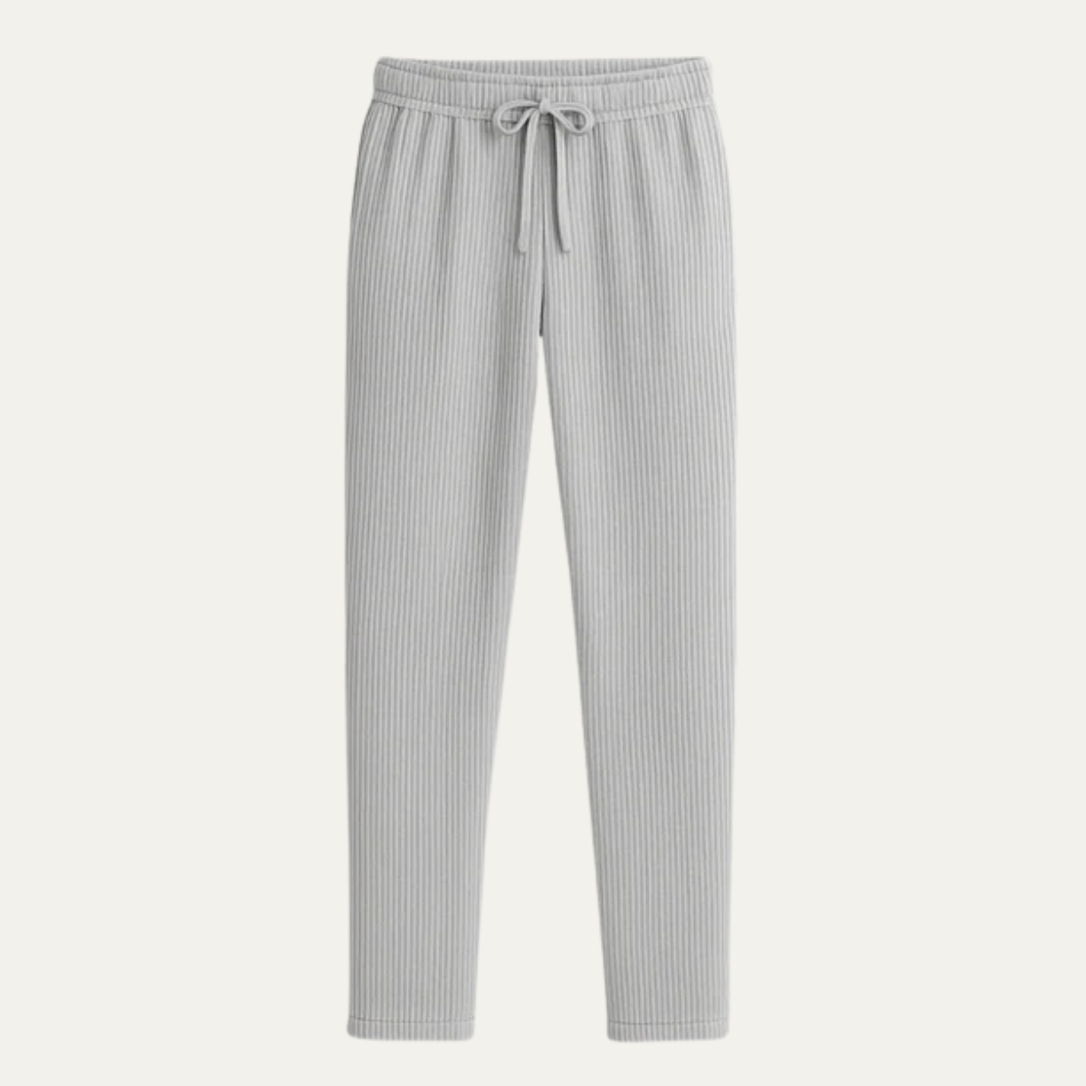 The Barolo Men’s Casual Ribbed Relaxed Fit Drawstring Pants