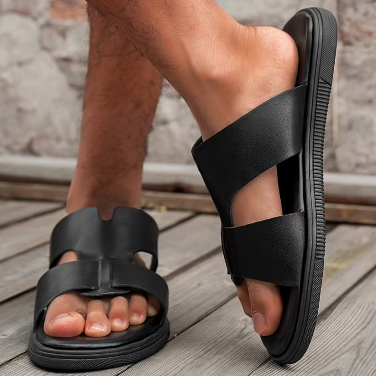 The Palermo Men’s Smart Casual Slide Sandals