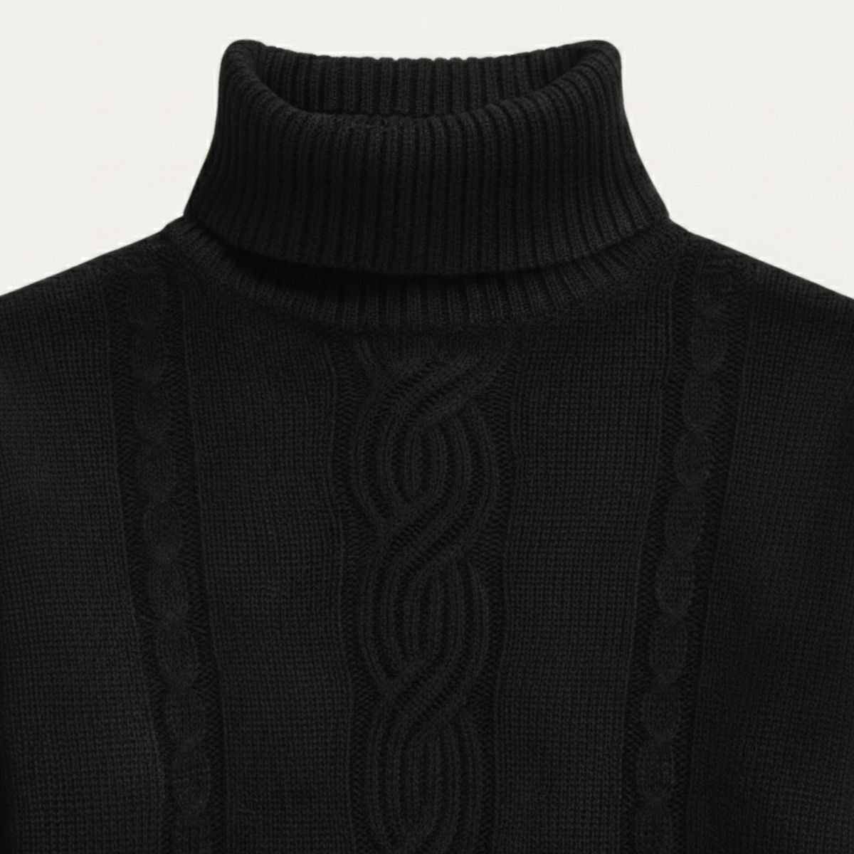 The Courchevel Knitted Turtleneck Sweater for Men Merino Wool