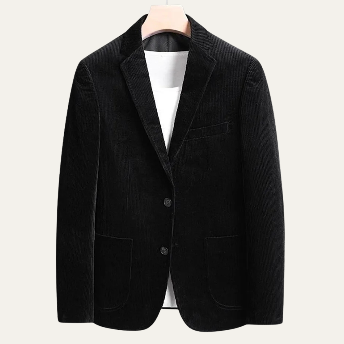 The Lancaster Men’s Thick Flannel  Corduroy Business Blazer