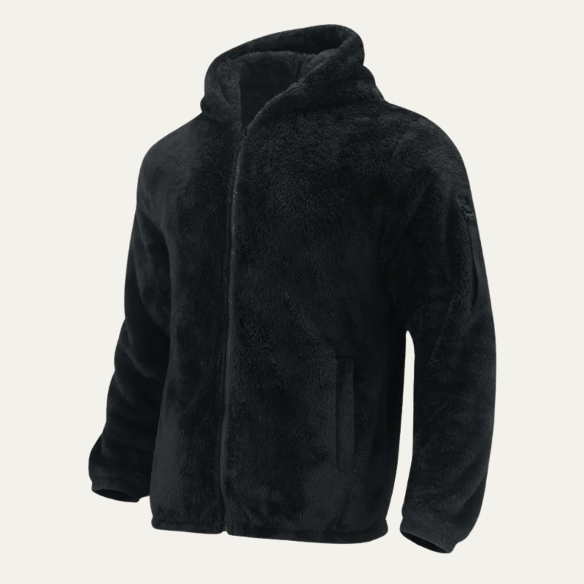 Men’s Fleece Warm Soft Velvet Hoodie Jacket