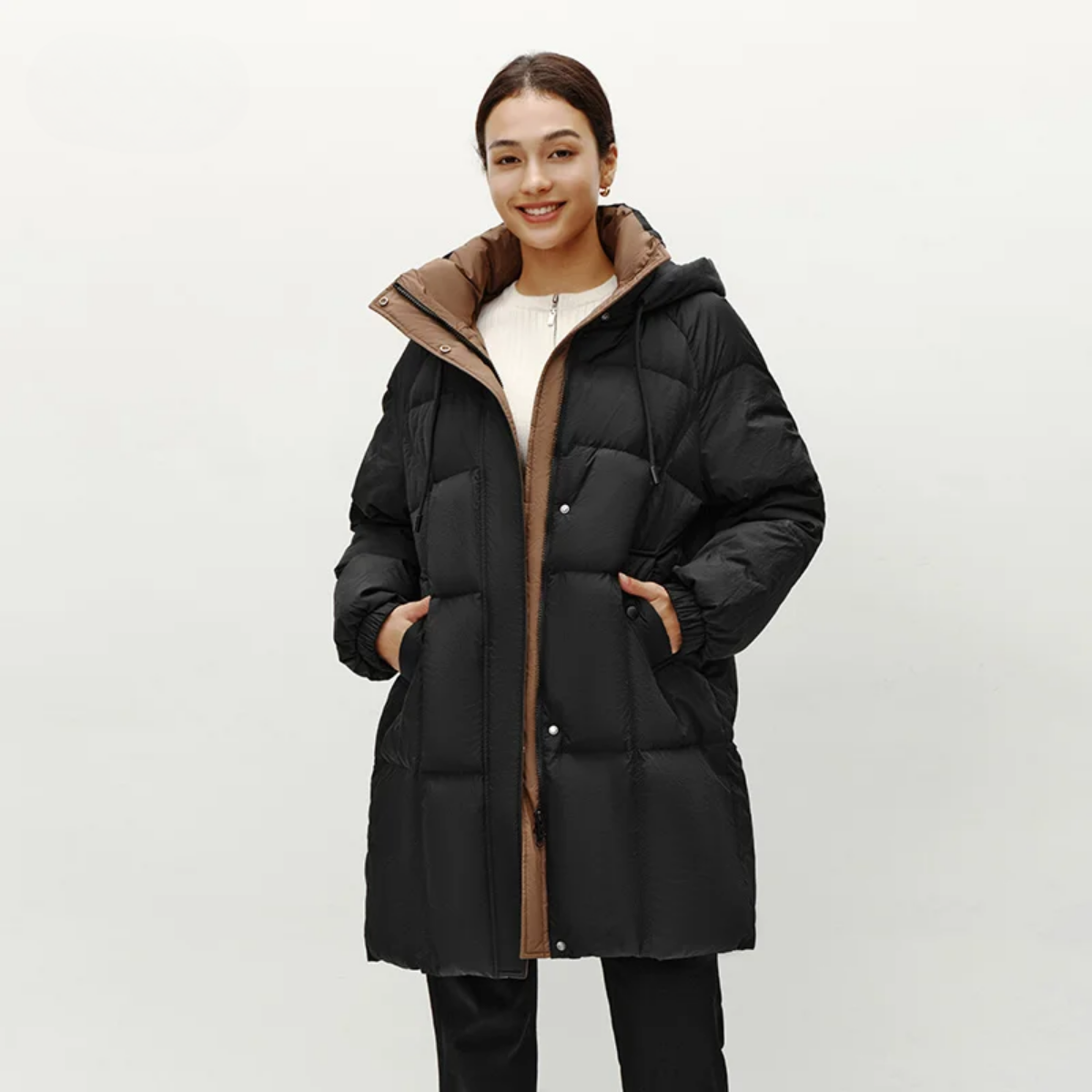 Women's Loose Long Down Coat