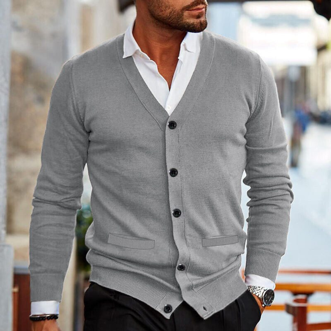 Men's V-Neck Cardigan | Casual