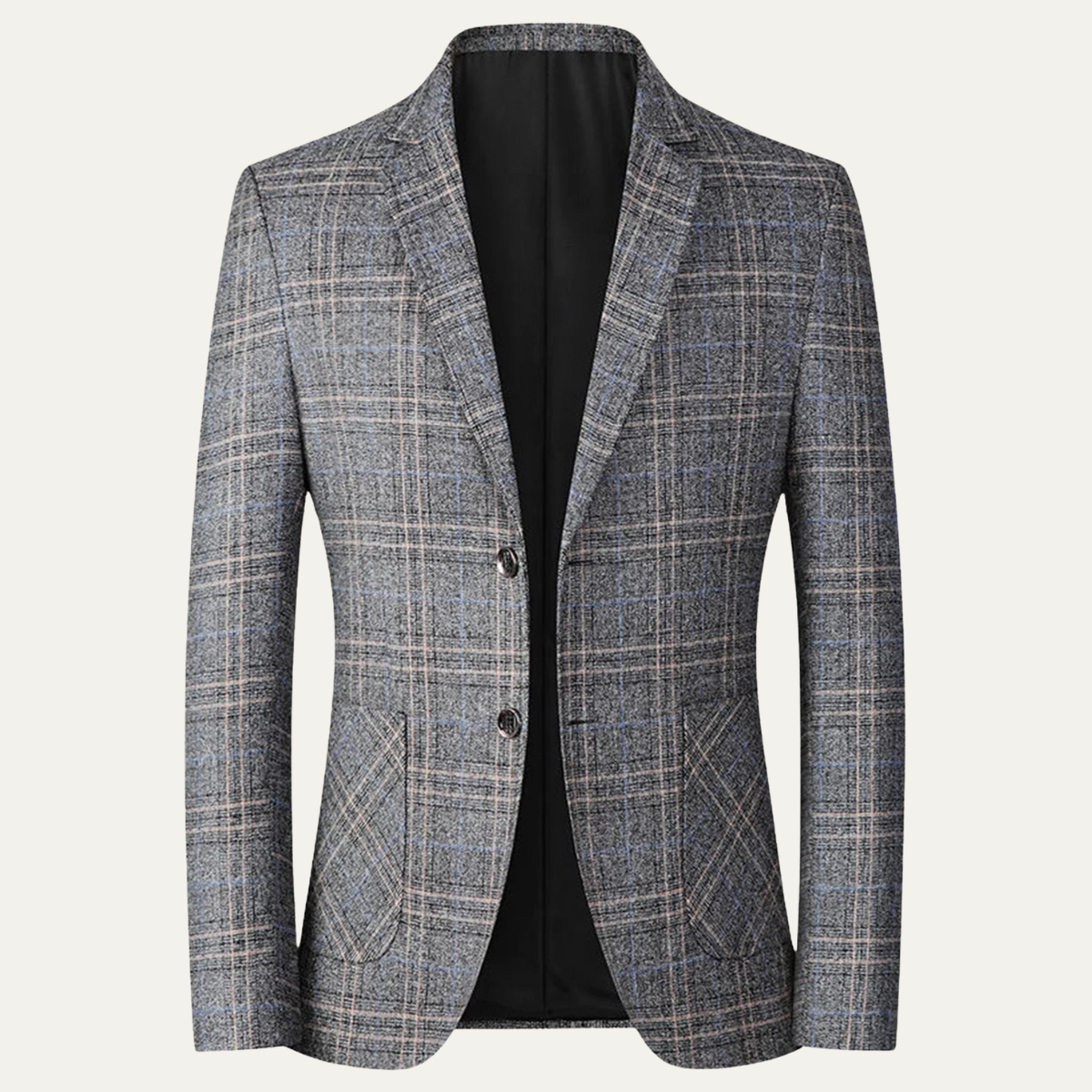 The Merrifield Men's Smart Casual Checked Lightweight Slim Fit Blazer