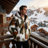 Men’s Elegant Soft Fur Hooded Winter Jacket