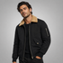 Men’s Warm Sherpa Lined Bomber Jacket