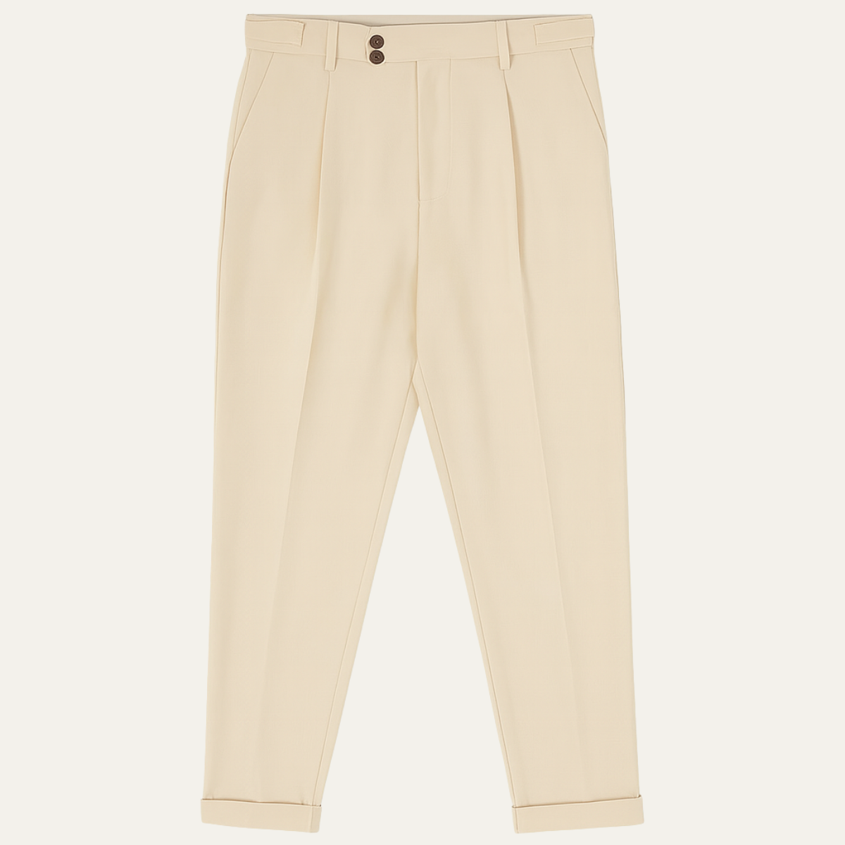 The Dromana Men’s Tailored Smart Slim Fit Pleated Dress Pants