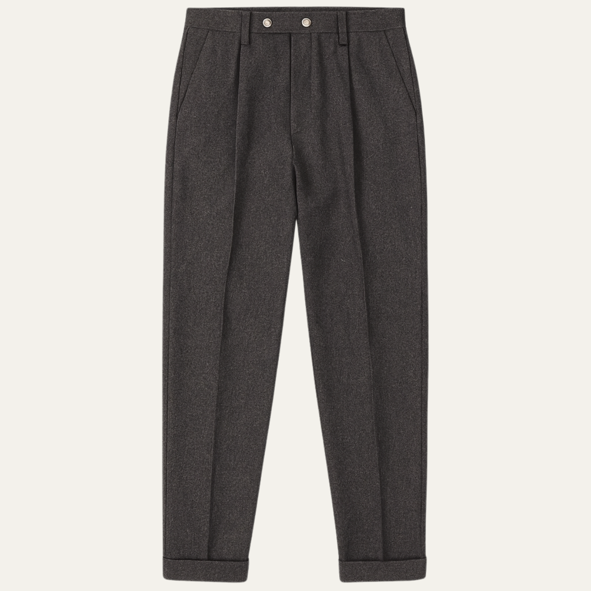 The Gold Coast Men’s High Waisted Pleated Straight Leg Dress Pants