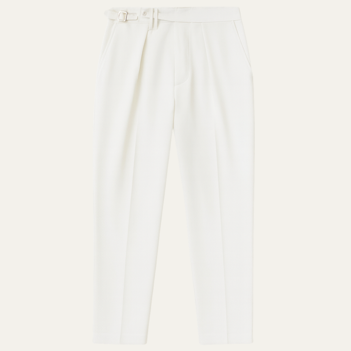 The Burleigh Men’s Tailored Slim Fit Pleated Casual Dress Pants