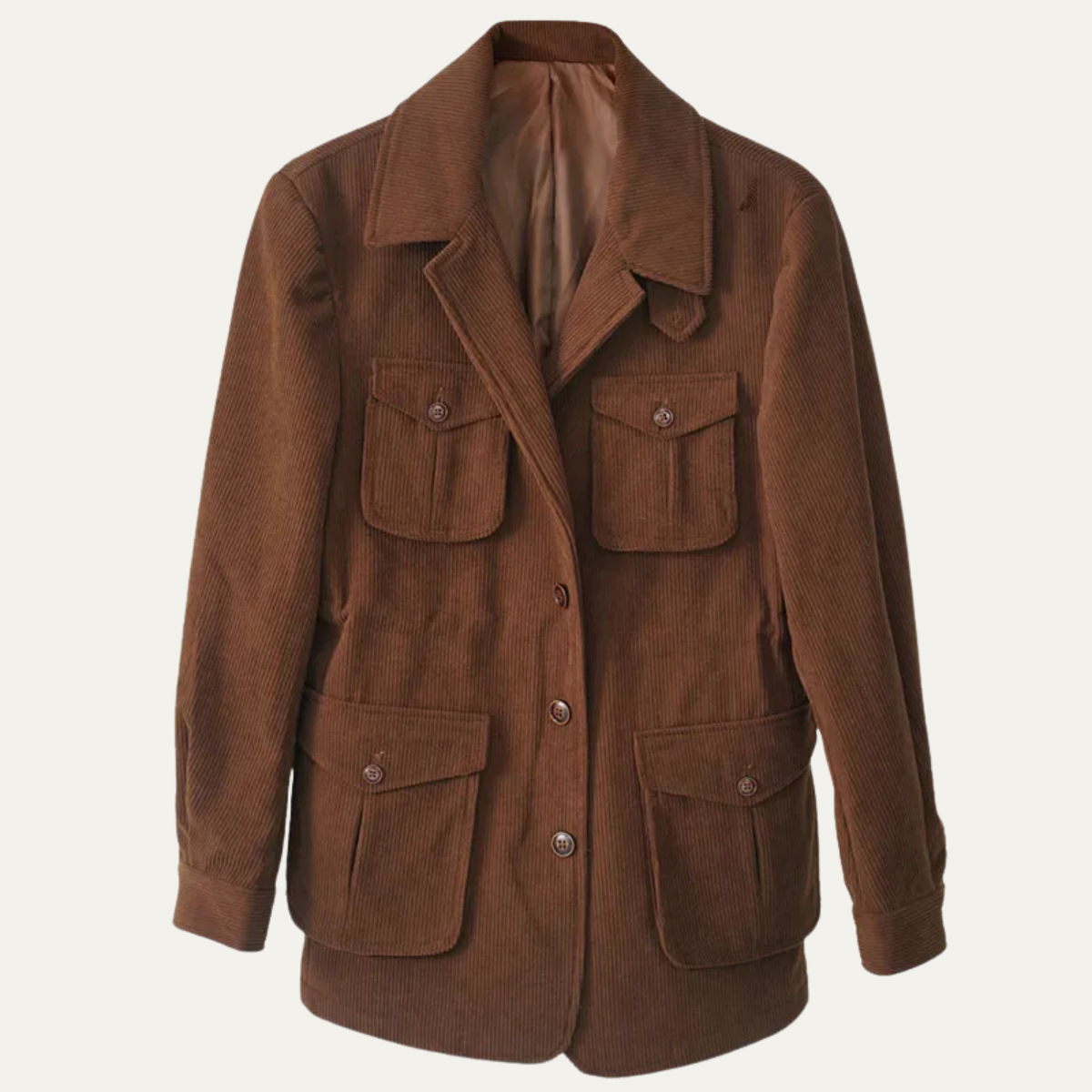 The Paddington Men’s Casual Button Up Linen Overshirt Jacket