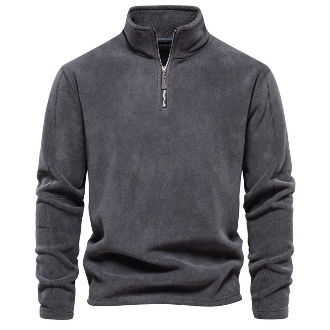 Men's Zip-Up Fleece Sweater | Winter