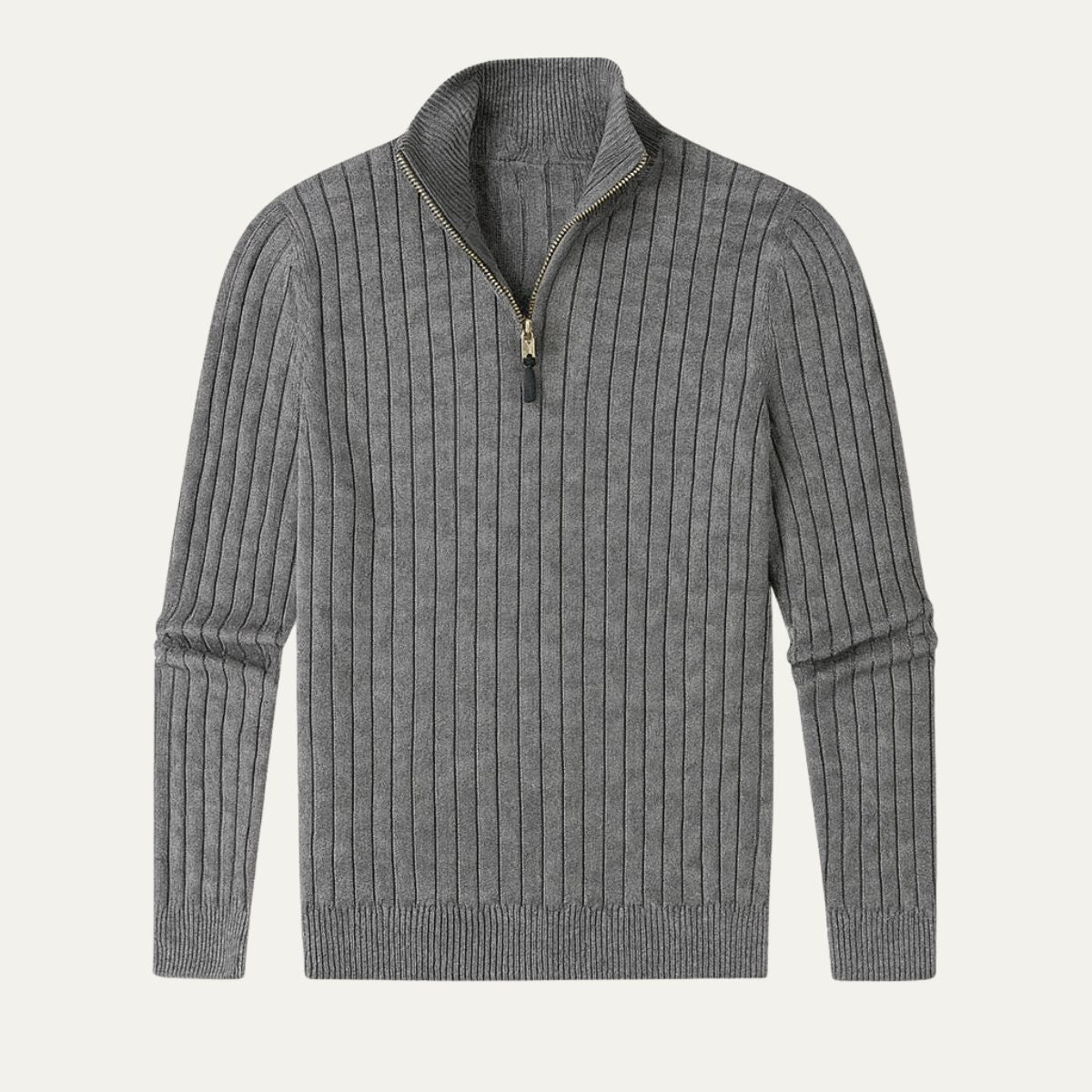 The Oslo Quarter Zip Sweater for Men Old Money