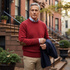 The Briarwood Men’s Oversized Knit Sweaters with Elbow Patches