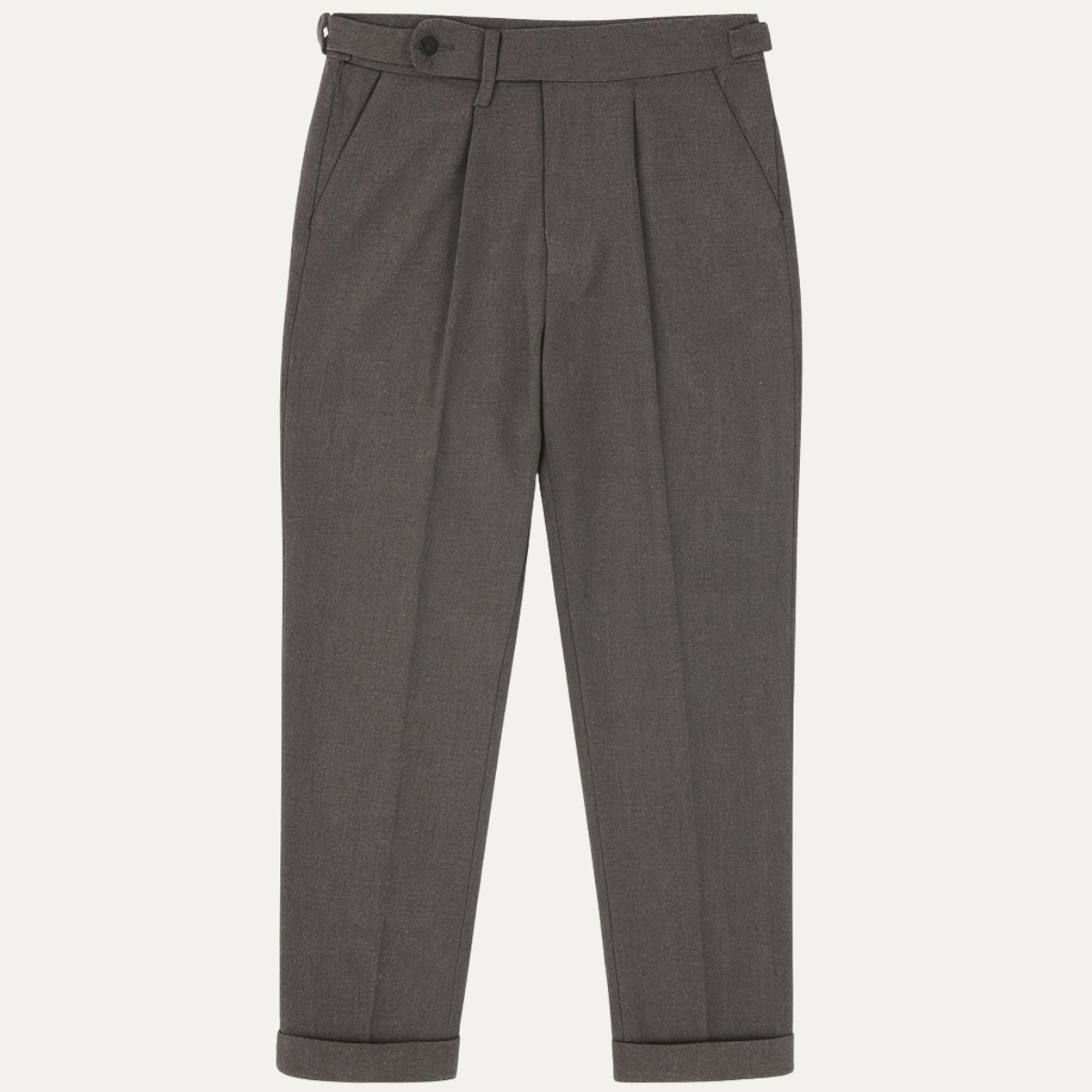 The Broadbeach Men’s Pleated Tailored Dress Pants with Adjustable Side Tabs