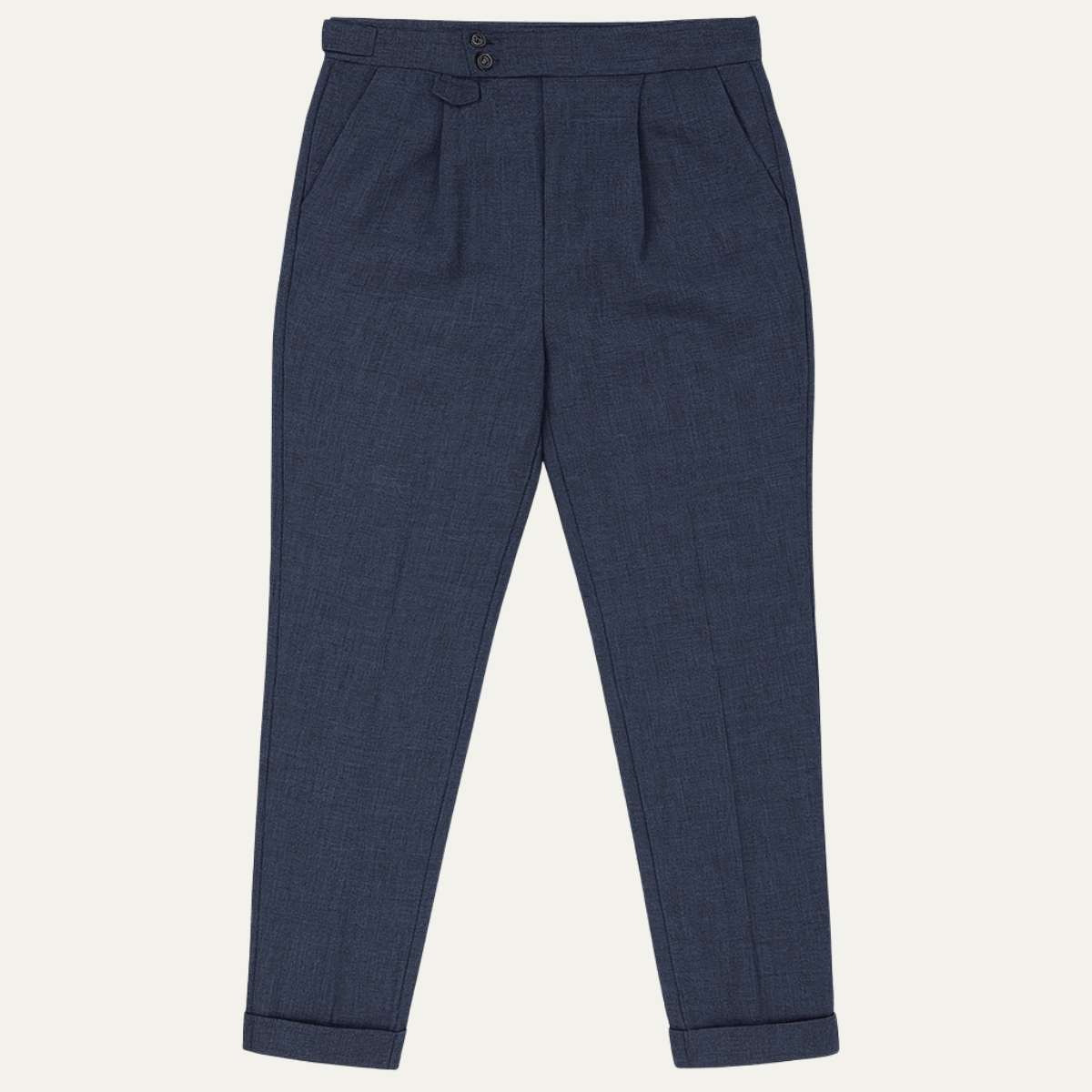 The Hobart Men’s Tailored High Waisted Pleated Dress Pants