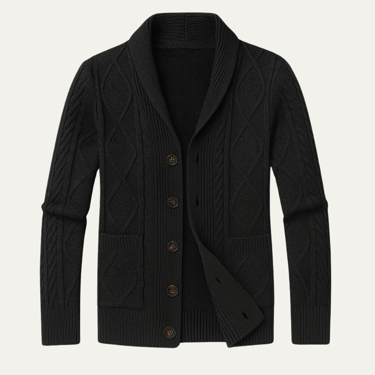 100% Cashmere Cardigan for Men