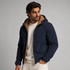 Men’s Warm Soft Shell Fleece Zip Up Hooded Jacket