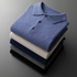 Men's Collared Knit Pullover – Wool Blend