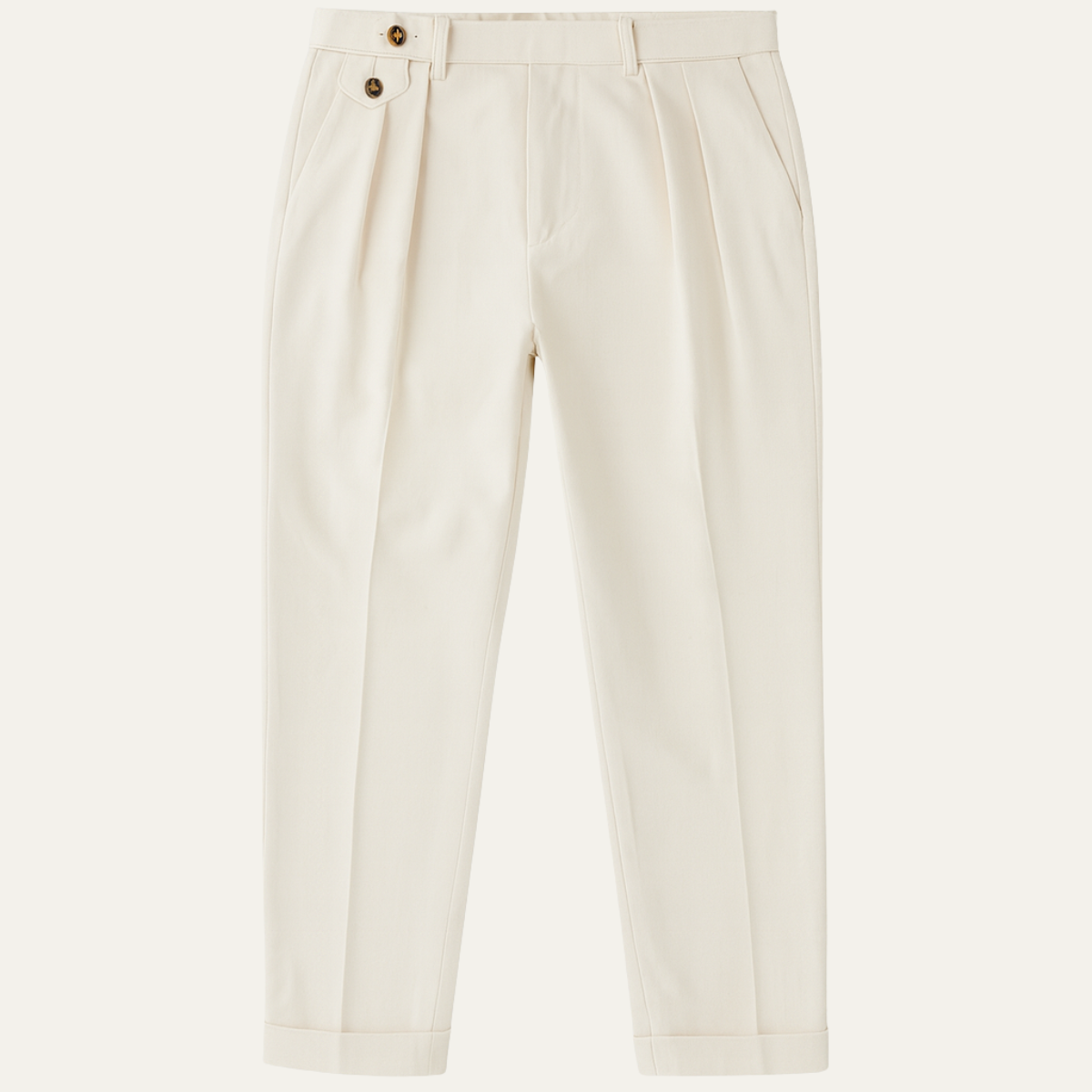 The Sunshine Coast Men’s Double Pleat Tailored Suit Smart Dress Pants