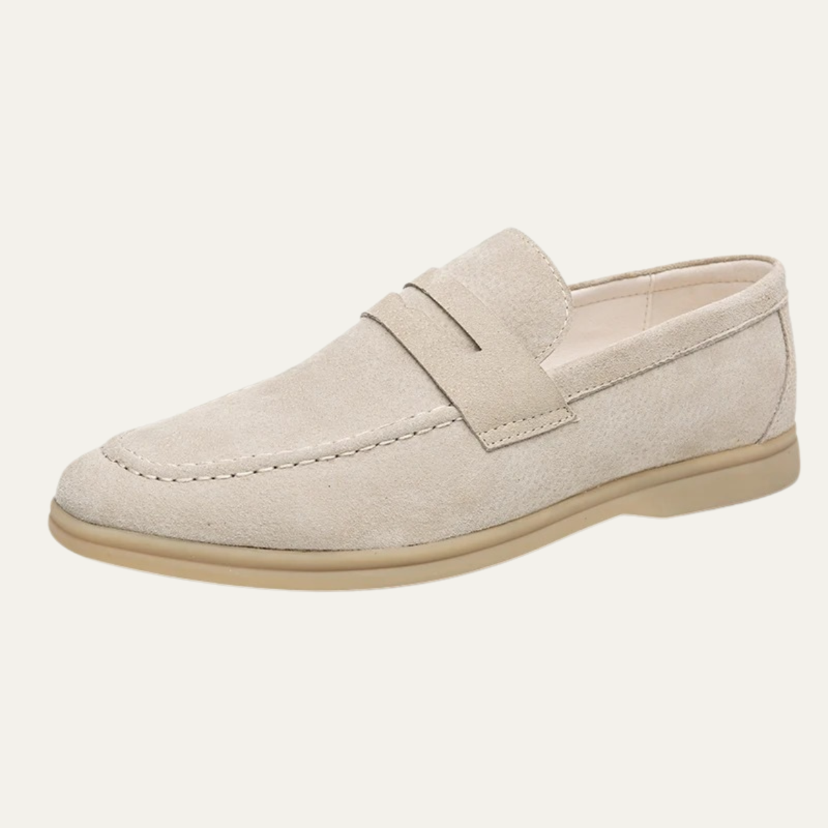 The Torquay Men’s Lightweight Casual Suede Slip On Loafers