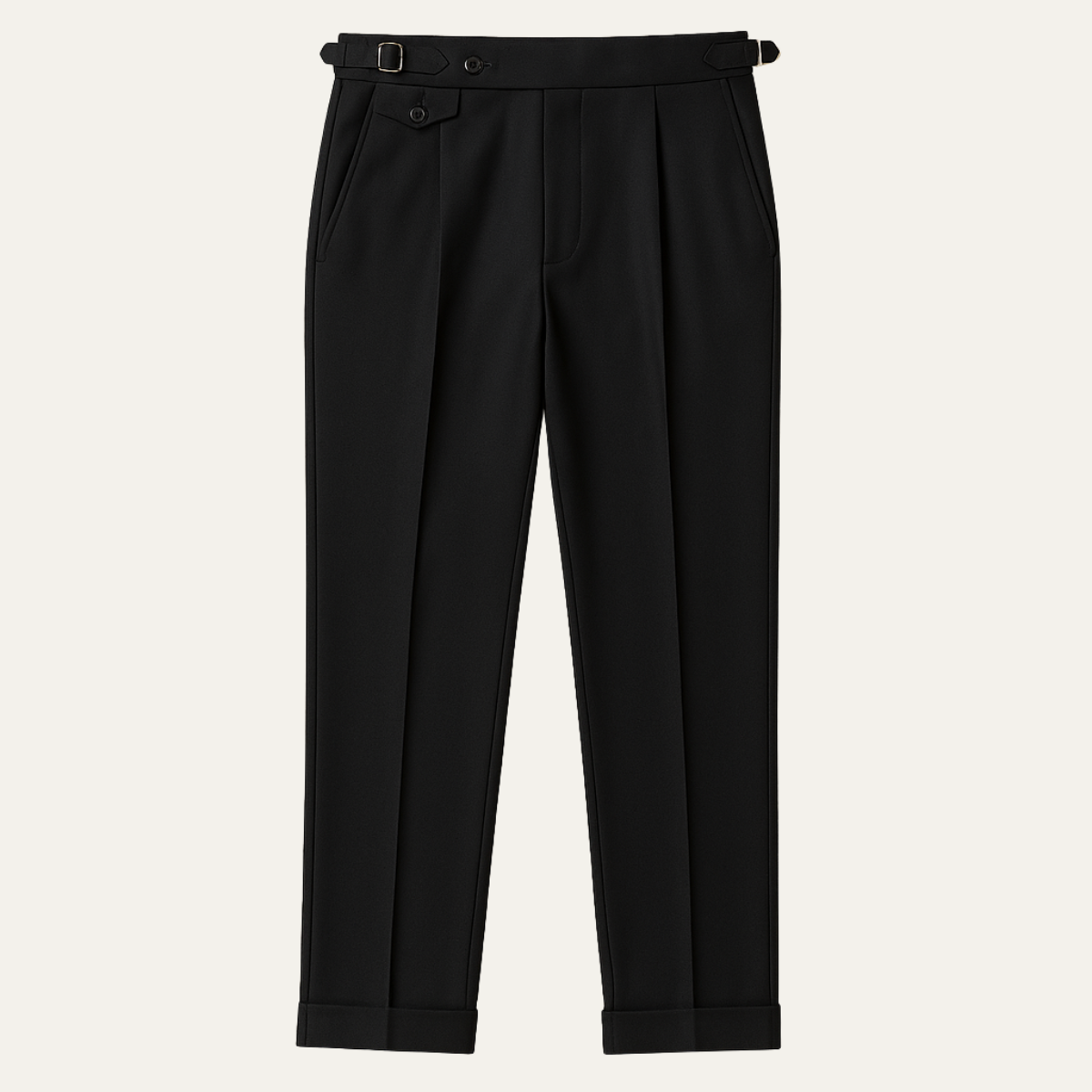 The Cottesloe Men’s Business Casual Dress Pants with Paris Side Buckle Waist