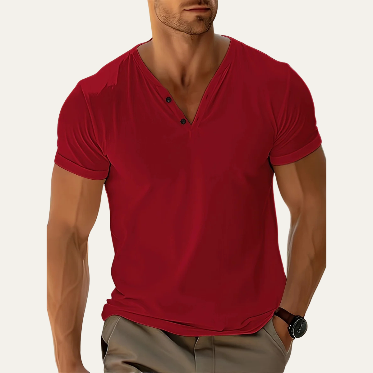 The Burano Men’s Classic V Neck T Shirt