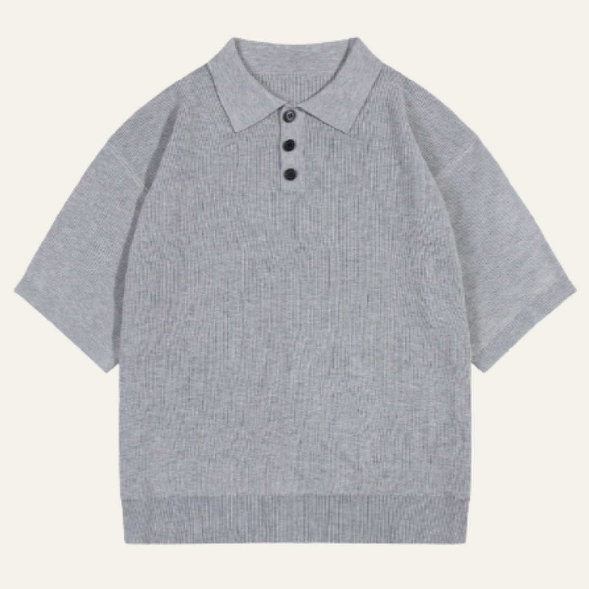 The Surry Hills Men’s Casual Solid Color Knitted Polo Shirt
