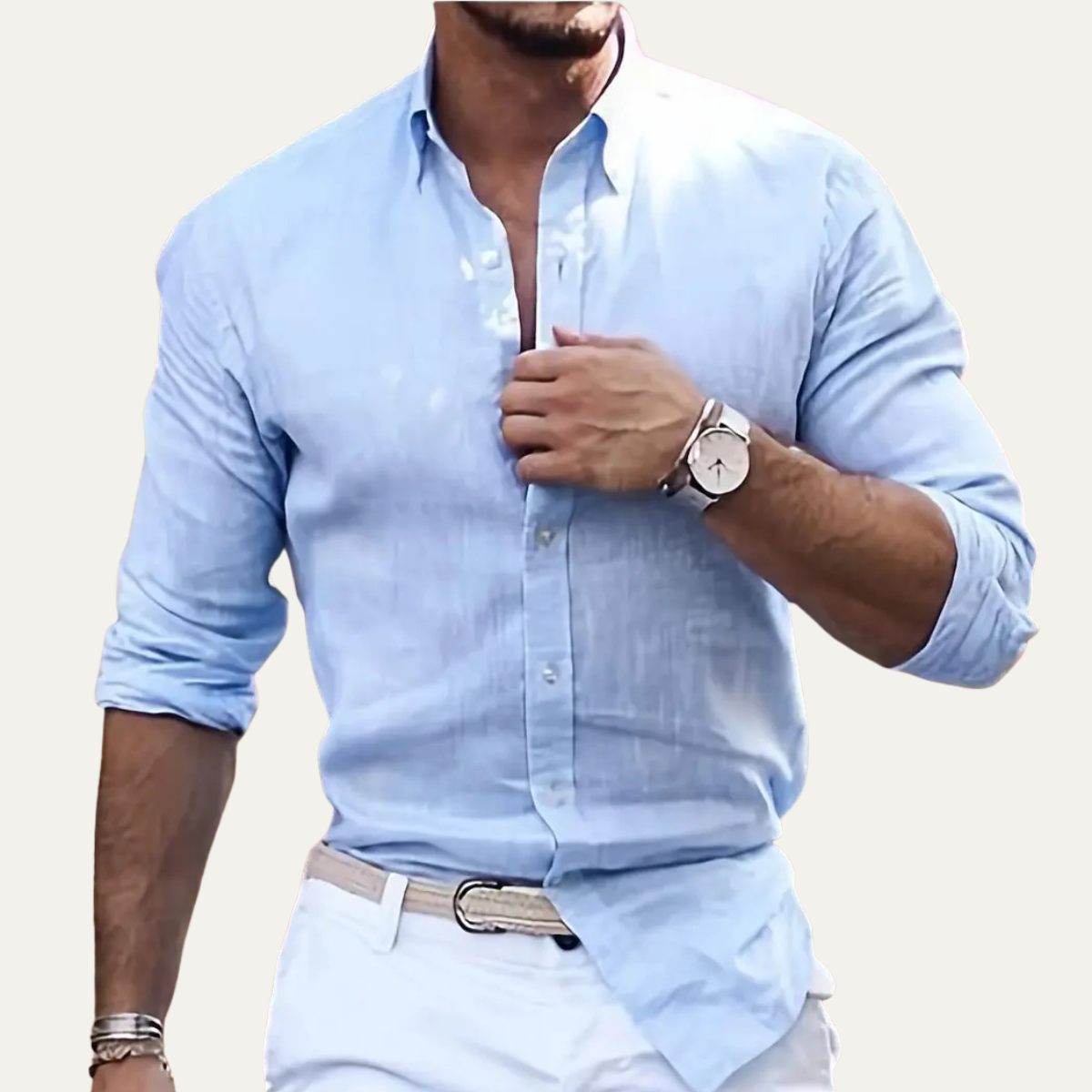 The Aspen Men’s Breathable Button Down Casual Cotton Shirt