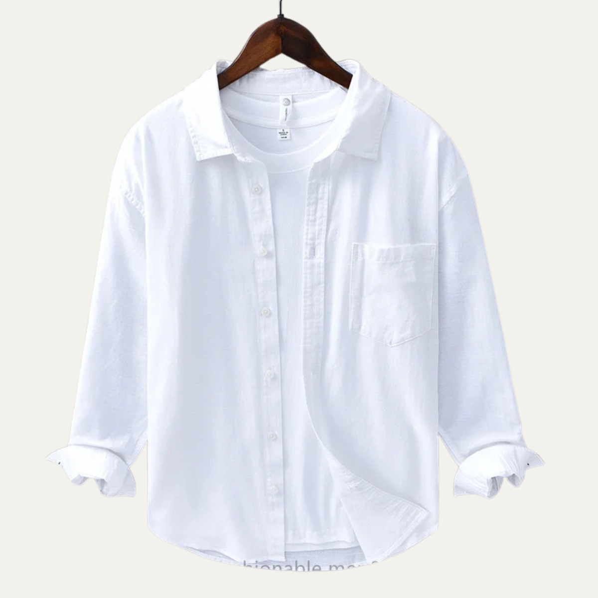 The Modena Men’s Breathable Loose Fit Linen Shirt