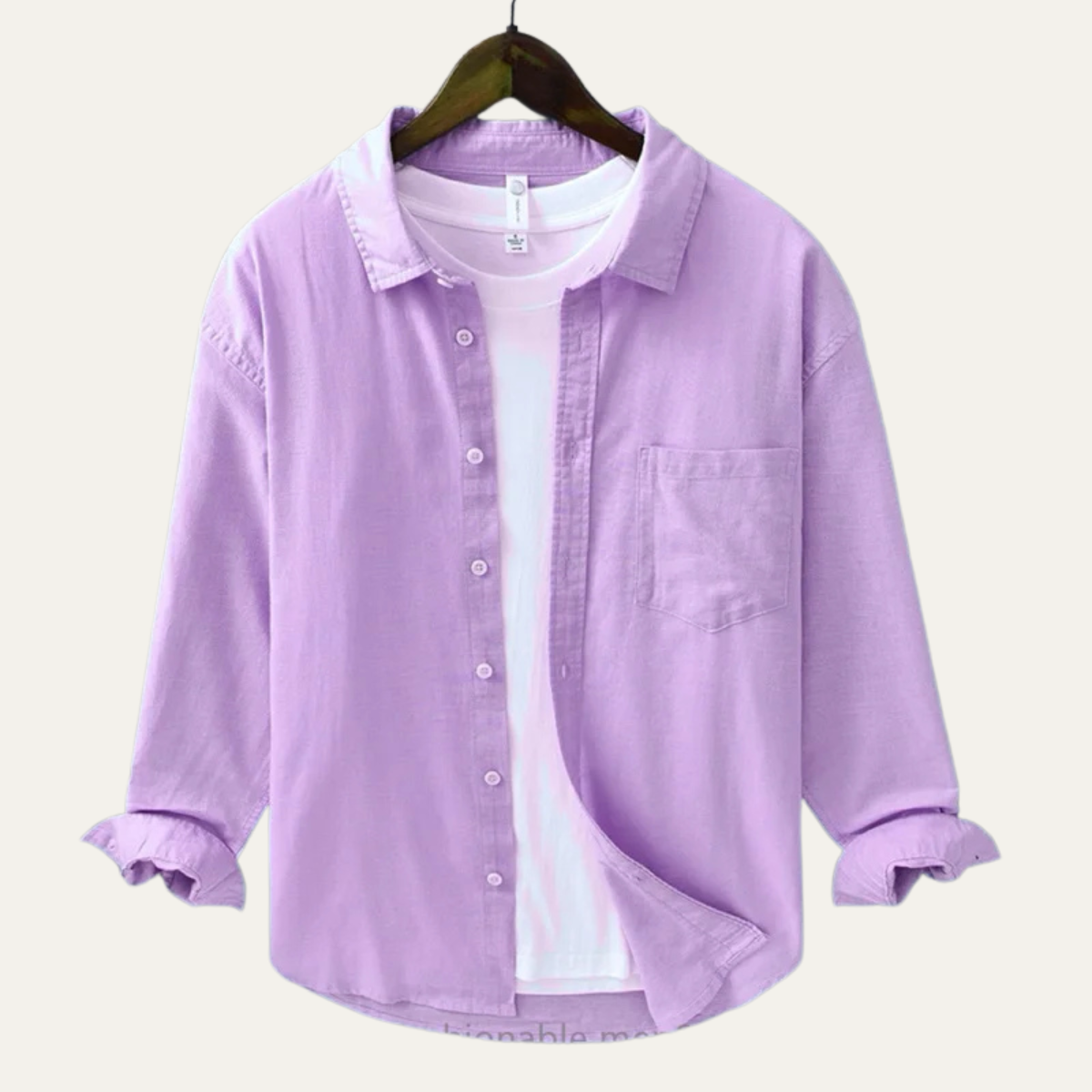 The Modena Men’s Breathable Loose Fit Linen Shirt