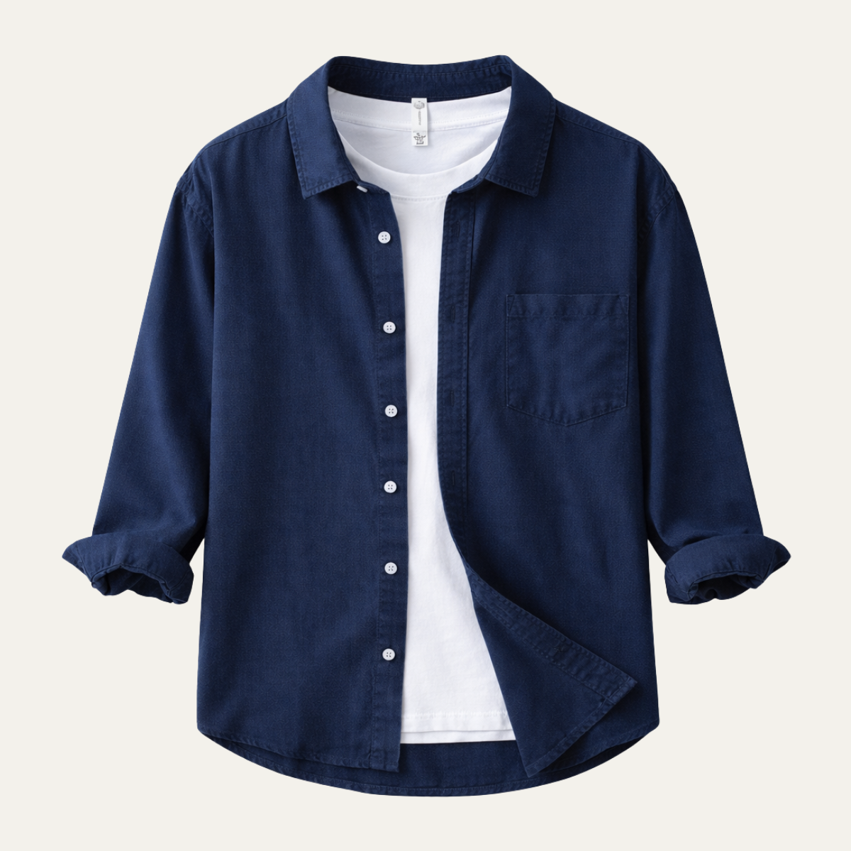 The Modena Men’s Breathable Loose Fit Linen Shirt