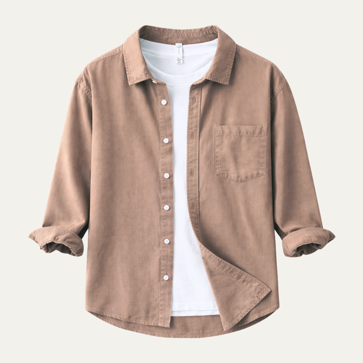 The Parma Men’s Casual Loose Fit Linen Shirt