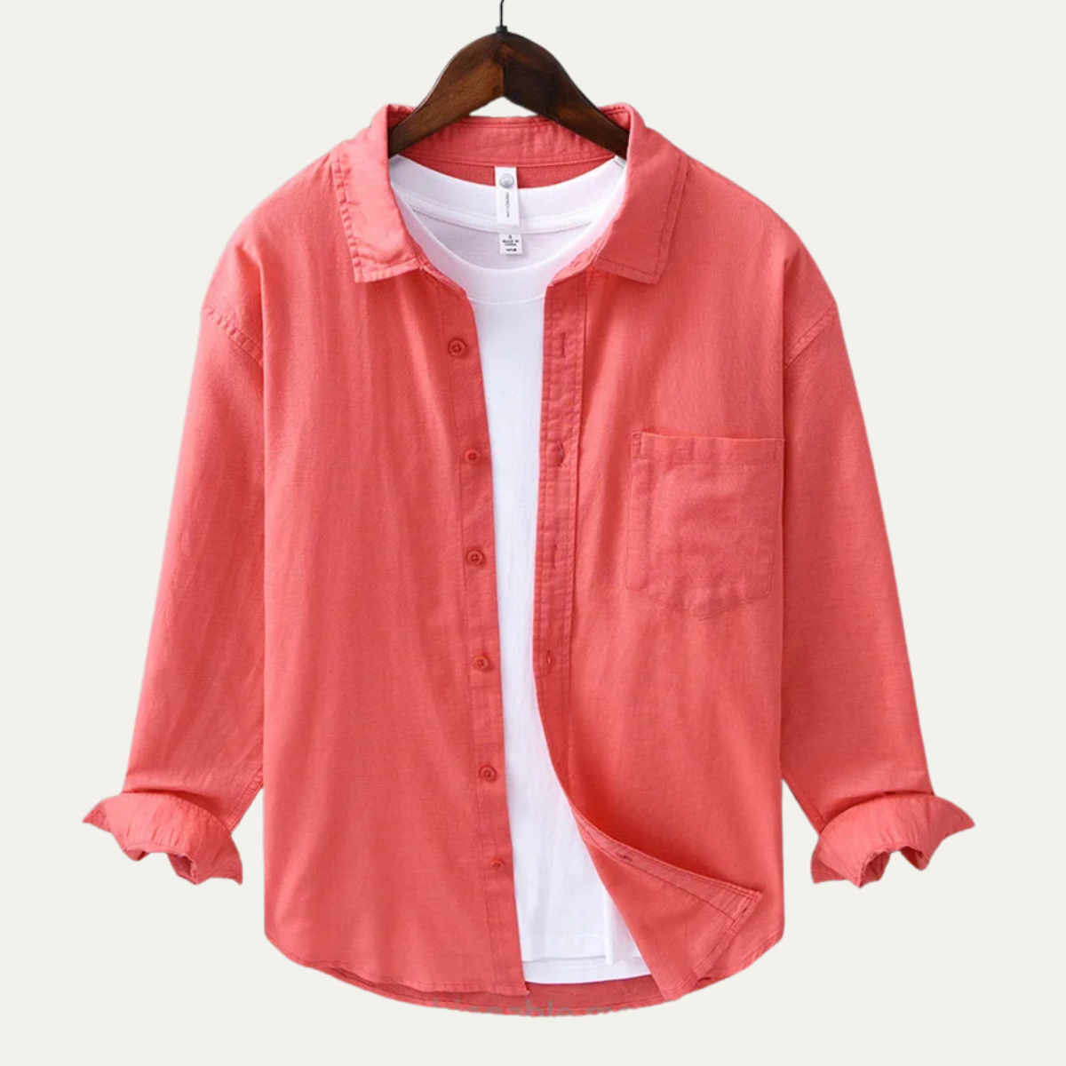 The Verona Men’s Lightweight Loose Fit Linen Shirt