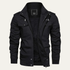 Men’s Thermal Military Style Zip-Up Fleece Lined Jacket