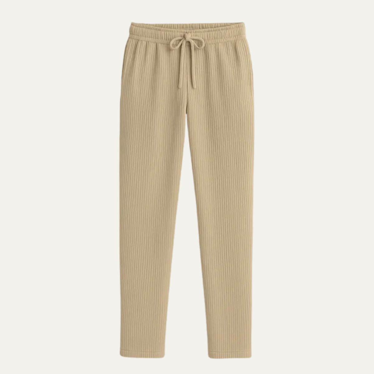 The Barolo Men’s Casual Ribbed Relaxed Fit Drawstring Pants
