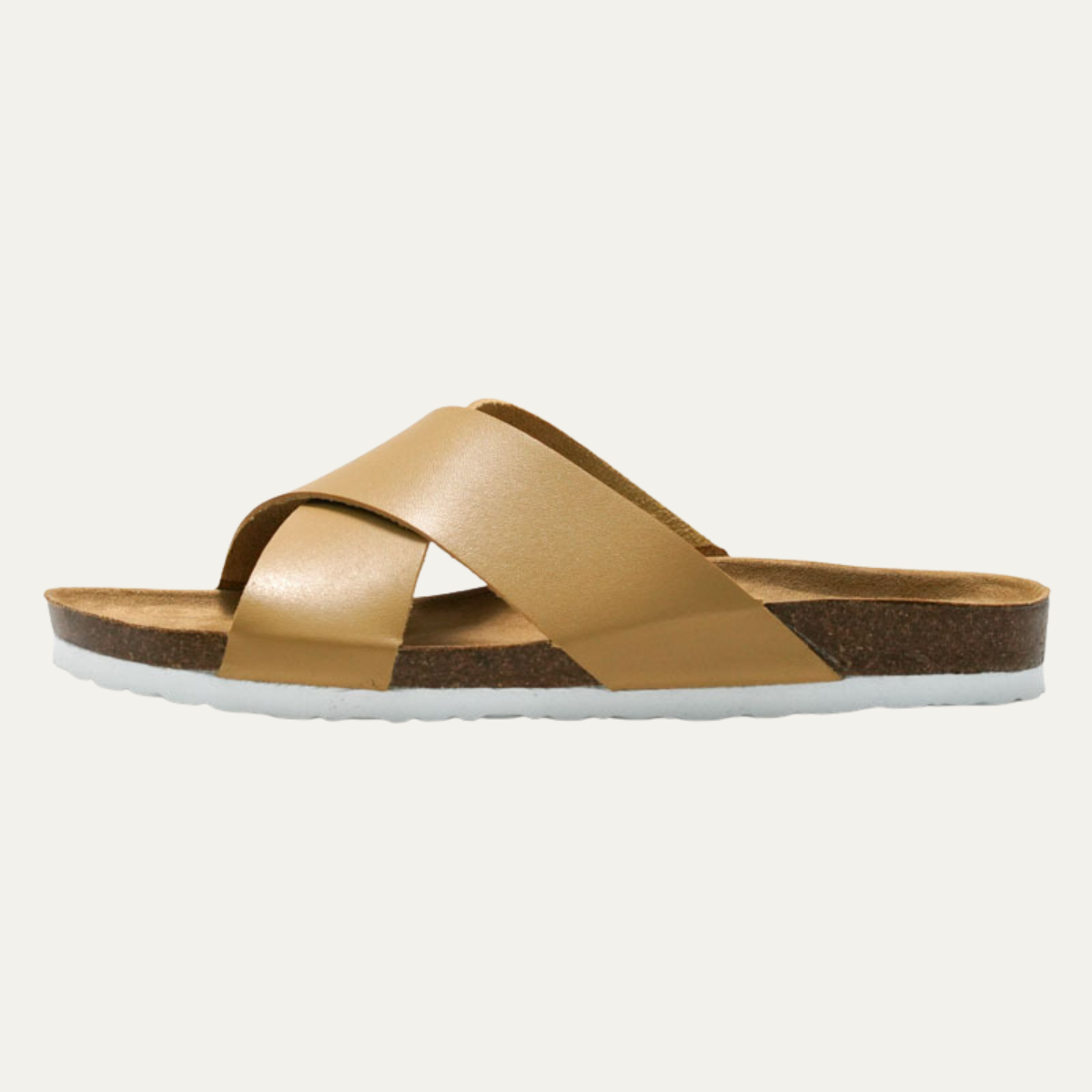 The Lucca Men’s Classic Slide Leather Sandals