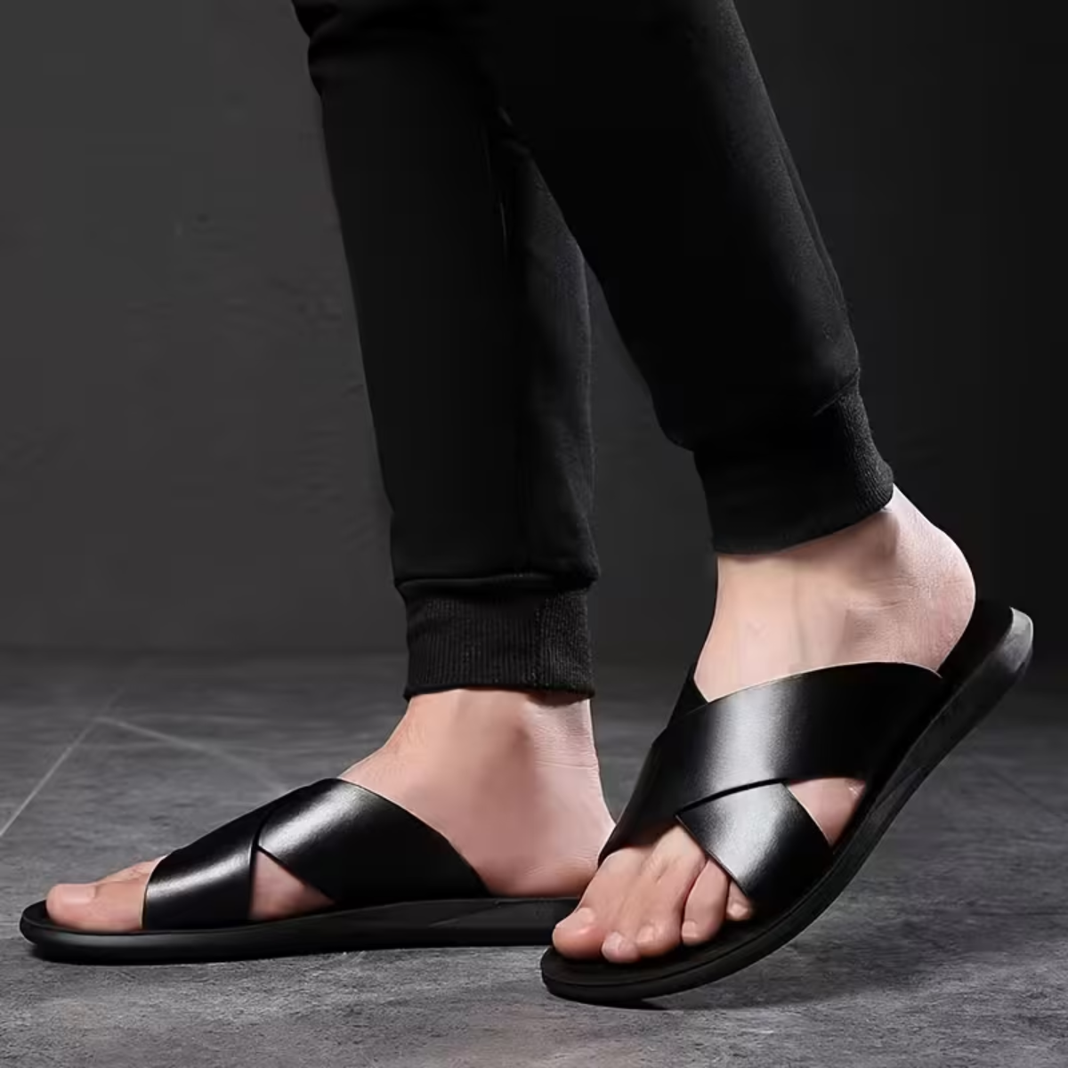 The Taormina Men’s Comfortable Street Style Slide Sandals